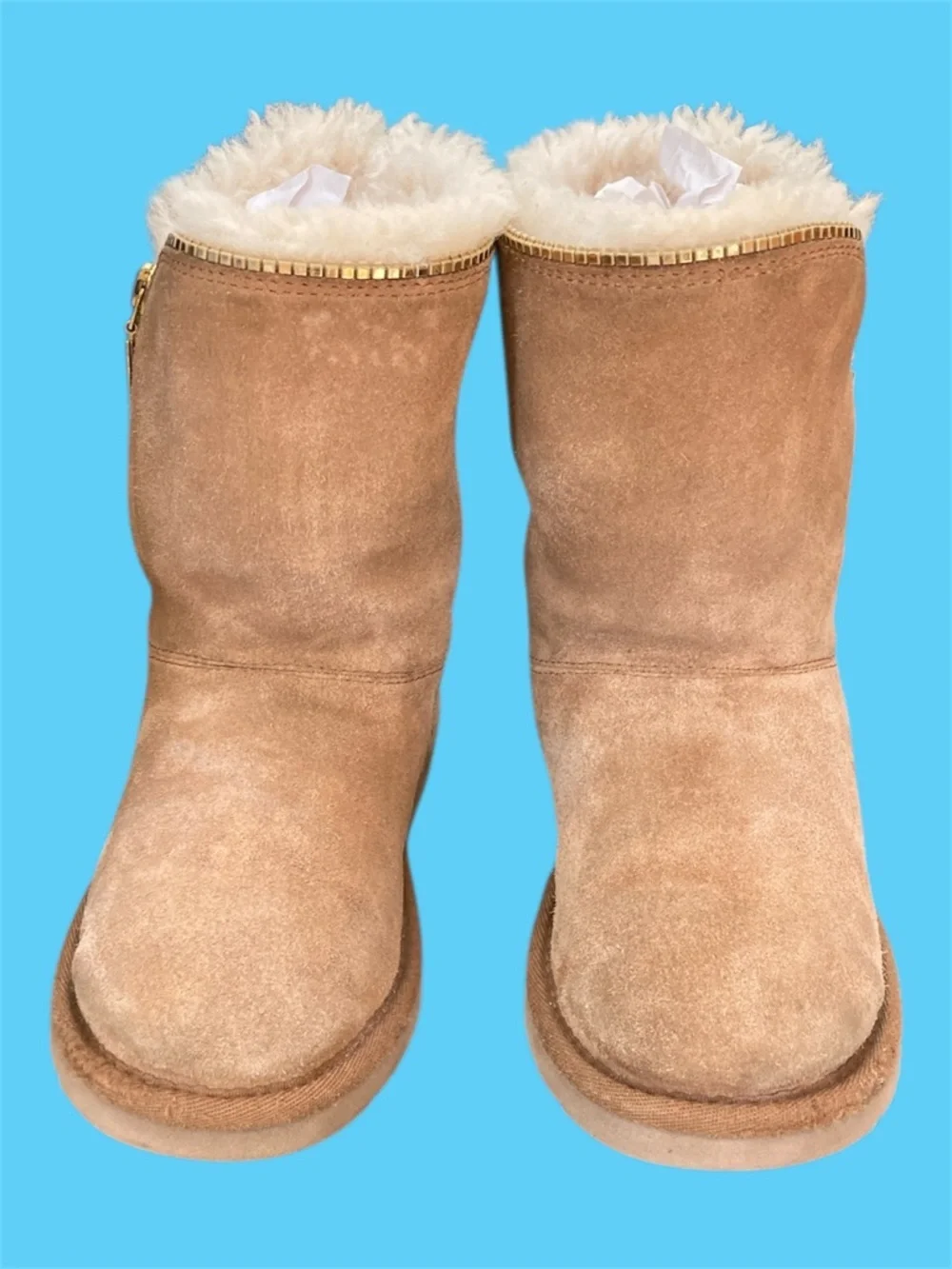 UGG Florence Chestnut Boot Kids Size 1 GUC